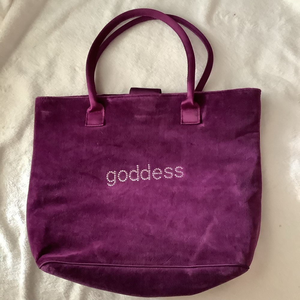 NWOT Goddess Velvet Bag